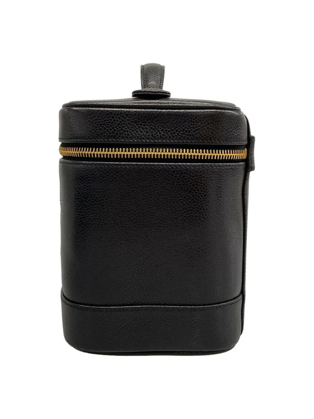 Chanel Vanity Bag Black Gold